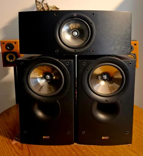 CAIXAS TRIO 3.0 KEF IQ30+IQ2 120W 45Hz 89dB 8ohms