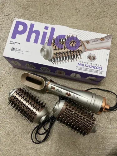 Escova secadora Philco 3 em 1 bivolt 