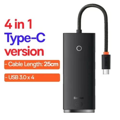 HUB MULTIFUNCIONAL BASEUS USB-C (0,25m)
