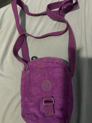 Mini Bolsa Kipling Roxa Original