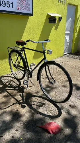 Bicicleta Hercules Preta Masculino Fabricada na Decada 50