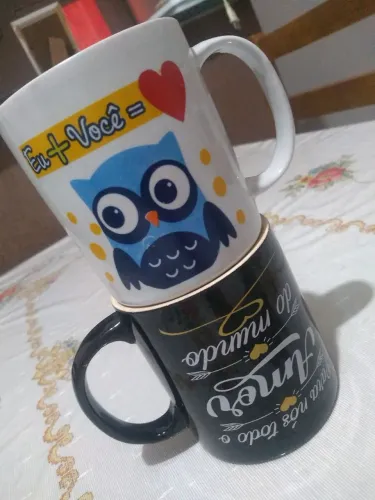 Canecas Decorativas - Amor e Carinho