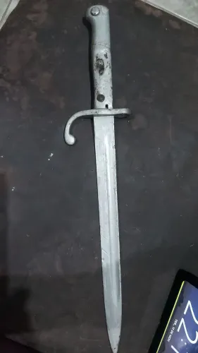 Adaga de baioneta para colecionador de arte fatos antigos antigo 