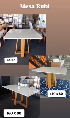 Mesa de jantar 100% MDF