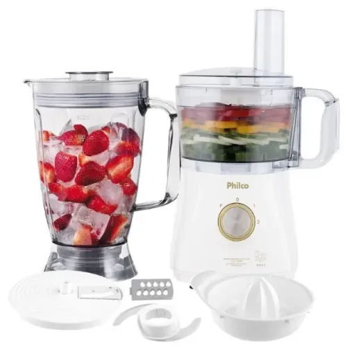 Multiprocessador Philco All In One Citrus 800W Branco 110v NOVO original e garantia