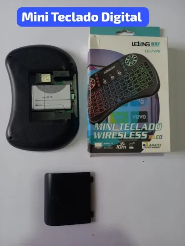 CONTROLE TV BOX mini teclado para tvbox para notebook