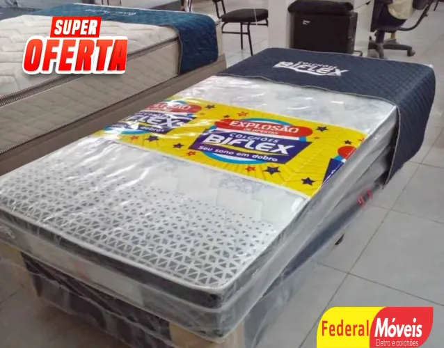 Cama Box 88cm Solteiro Biflex - Solicite Nosso Catálogo 