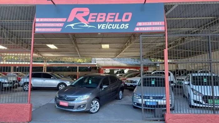 #Citroen/C4 Lounge Thp 1.6 Turbo 2015 Automático 6 Marchas+Multimídia Original+Ar C Digita