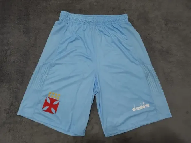 Calção Oficial Vasco Diadora 2018, Goleiro (Martin Silva), tamanho P, veste M. Impecável!