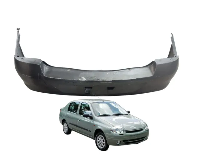 Parachoque Traseiro Renault Clio Sedan 2007 2008 Detalhe