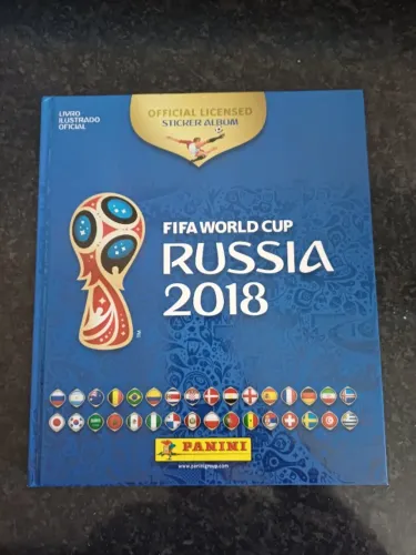 Album Copa do mundo Rússia 2018 completo colado capa dura
