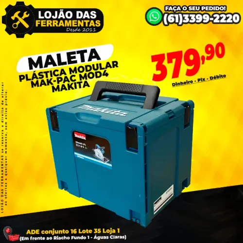 Maleta Plástica Modular Mak-Pac Mod4 Makita