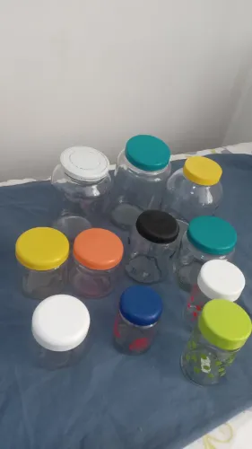Kit Potes de conservação  de vidro 