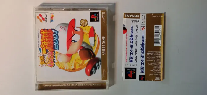 Jikkyou Pawafuru Puroyakyu 2001 ps1 japonês original 
