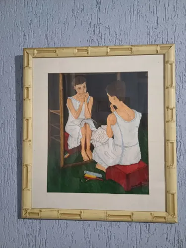Quadro Pintura Reflexos