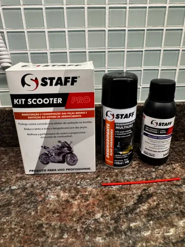 Kit lubrificação staff scooter pro. Honda lead elite pcx adv etc