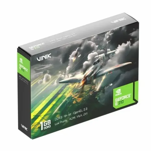 Placa de Video Vinik Geforce G 210 1X 1GB - 64 Bits - Dvi/hdmi/vga - LOW Profile -Instala