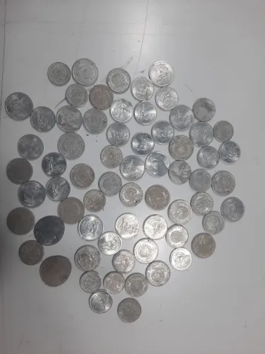 Moedas de prata antigas