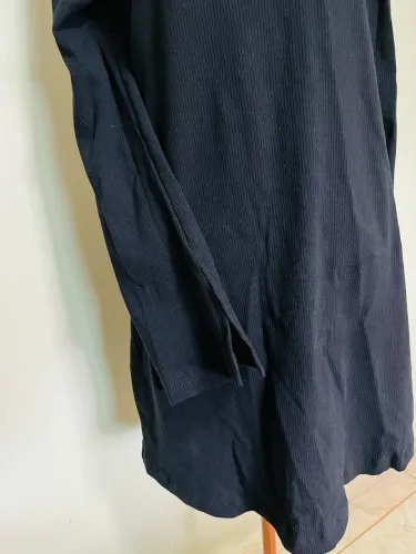 Vestido manga longa casual 