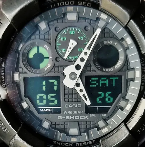 G-Shock GA-100MB-1A Militar Mod. Difícil Achar