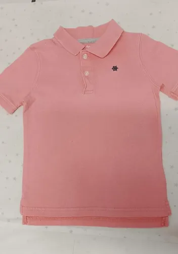 Camisa Polo Rosa Carter's Infantil