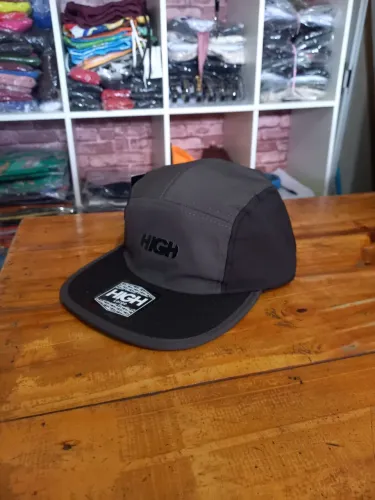 Boné High Aba Curva Cinza - Novo!