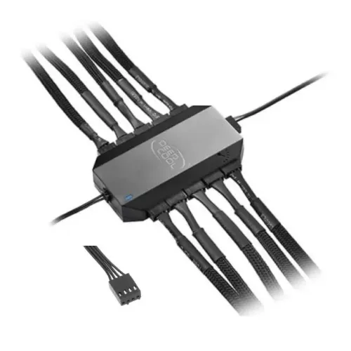 Hub para 10 Fans PWM Deepcool FH10 - DP-F10PWM-HUB - WZetta