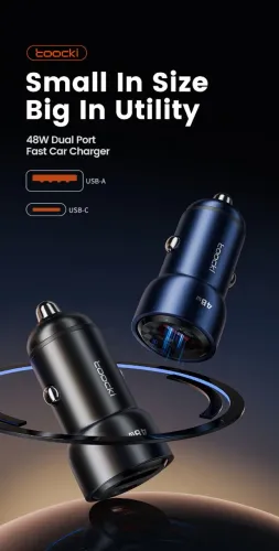 Carregador automotivo Toocki 48W