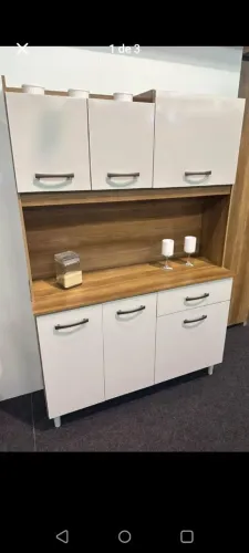 Armário De Cozinha Berlin Na Promoção. Entrega É Montagem Grátis