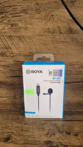 Microfone boya my-m3