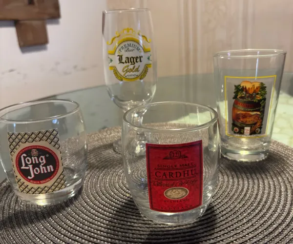 Kit copos whisk, cerveja
