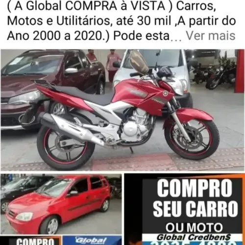 Compro Motos 125 A 400 e Carros! Pagamento feito na hora! Global