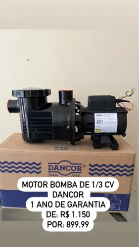 Motor bomba dancor 1/3 cv 