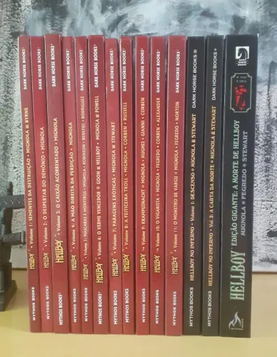 HQ Pack Hellboy Edições Históricas  + A Morte de Hellboy + Hellboy no Inferno