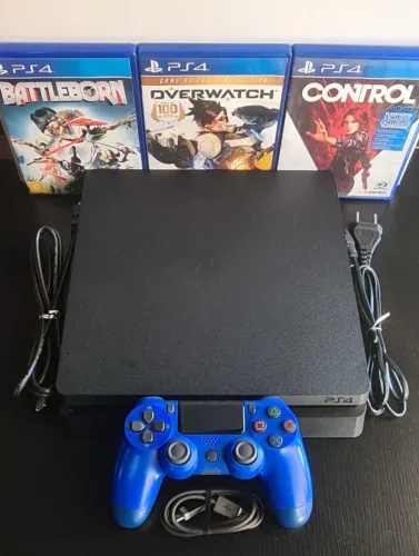 PS4 SLIM 1TB (SEMI-NOVO) C/ GARANTIA_SOMOS LOJA FÍSICA NO CENTRO DE CAXIAS