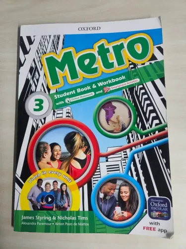 Livro Metro Student Book 3 - Inglês