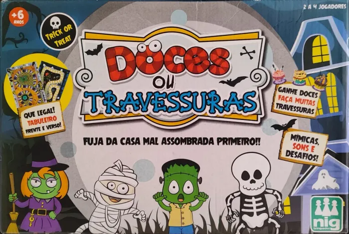 Jogo Doces ou Travessuras, Nig Brinquedos<br>