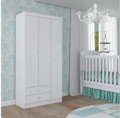 Guarda Roupa Infantil 3 Portas 2 Gavetas (FAZEMOS ENTREGAS DF E ENTORNO )