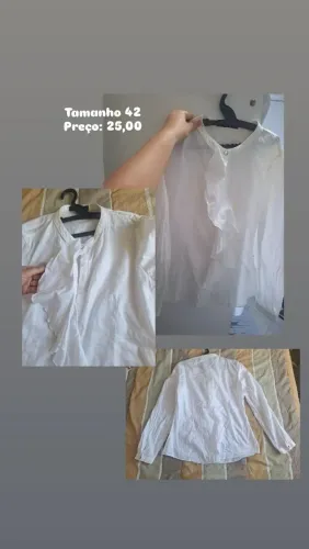 Camisa Branca Tamanho 42