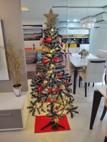 Árvore de natal nevada Rocie 1,80m