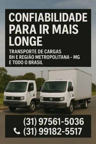 Carretos, fretes e viagens, caminhões 3/4, CARROCERIA ou Baú