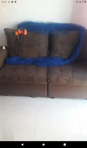 Arrastão top funil malha 12 mm de 5 metros 