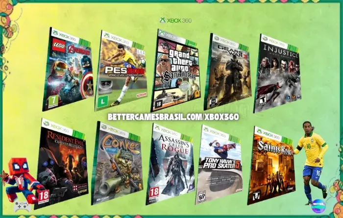 Conker Saints Row Tony Hawks Injustice GTA . Xbox360  Resident PES Gears Assassins Lego