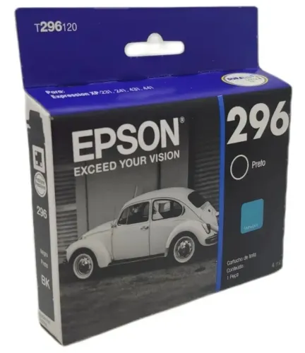 Tinta cartucho Original Epson 296 Preto Xp231 Xp241 Xp431 Xp441 (Usado)