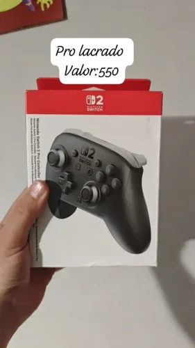 Pro controller novo lacrado Switch 2