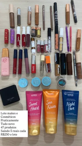 Lote 47 produtos originais