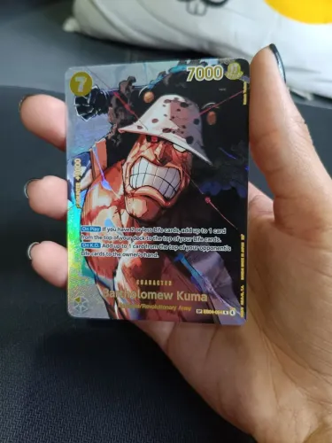 Card One Piece TCG - Bartholomew Kuma SP EB04-054 Perfeito Estado