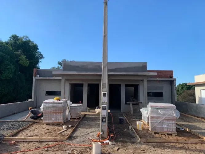 Construção de casas pré-moldadas