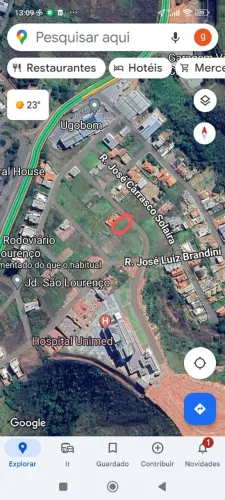 Terreno ao lado hospital da Unimed