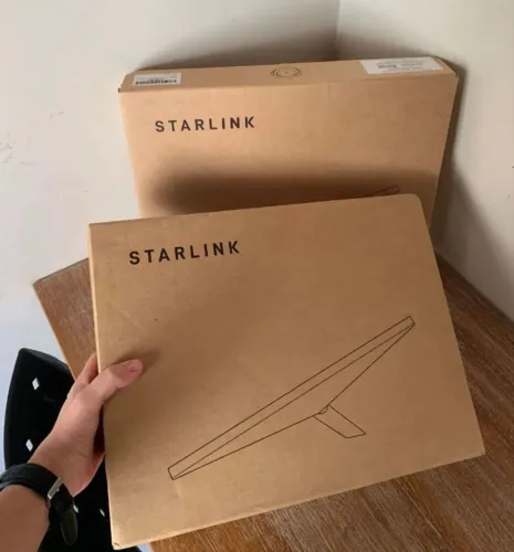 Kit Starlink Mini Internet Via Satélite Novo Lacrado